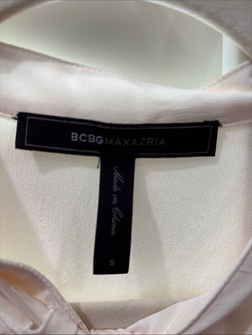 BCBGMaxAzria Lunah Cream Silk and Lace dress - Picture 2 of 4